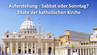 Zitate katholiche Kirche Auferstehung Sabbat