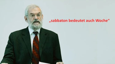 Roger Liebi Sonntag Sabbat