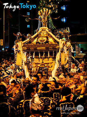 府中, 大國魂神社, くらやみ祭, 本社神輿渡御, 六之宮神輿, 千鳥帽子, 白丁