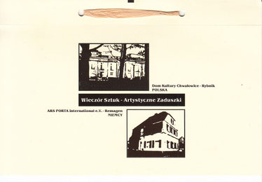 Katalog - Poesie & Fotografie, mit Ars Porta Iinternational / Kulturhaus Rybnik-Chwalowice, Polen 2008