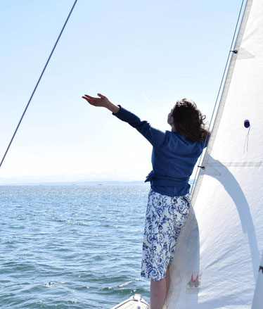 Honor Couture sailing, fresh wind, summer