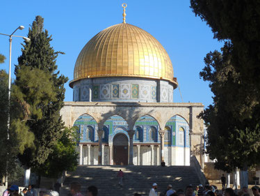 Muslimischer "Felsendom" auf dem Tempelberg von Jerusalem