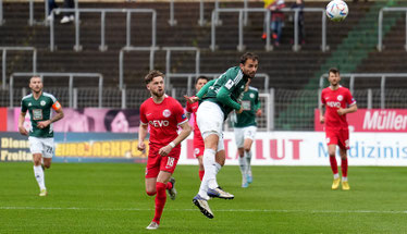 hier im Spiel gegen den FC 08 Homburg
