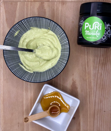 Crème hydratante au Miel de Manuka recette Puri New Zealand avocat huile d'olive yaourt bio