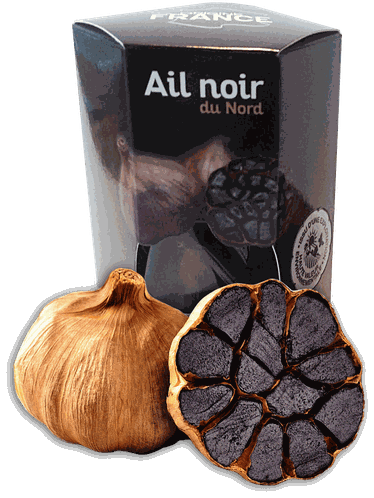 Knoblauch; schwarz; Ail; noir; du; Nord; Nordfrankreich; Frankreich; Cuincy; Potdevin; Kibu; Kibü; KibüWürze; Knobi; Knolle