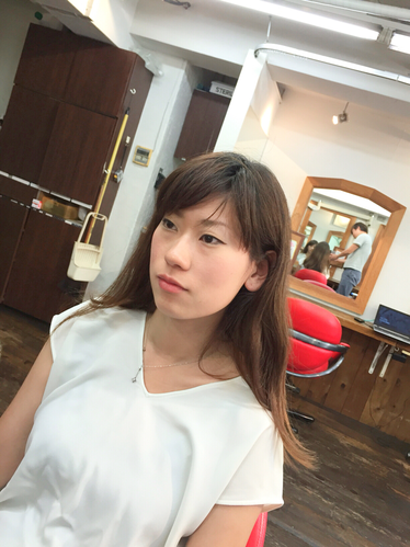 横浜の無責任美容師☆ロングからショートへふわふわスタイルに気分転換♪