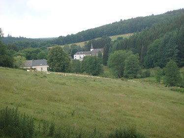 The Sonlez Mill and the Sonlez Chruch as seen today - June 27, 2015