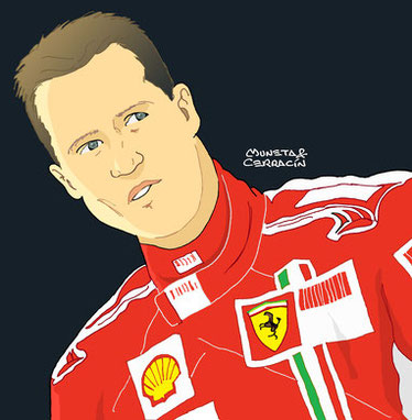 Michael Schumacher by Muneta & Cerracin