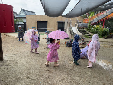 上から水落ちてくるよ!
