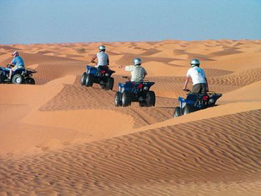 Excursión en quad en el Sáhara