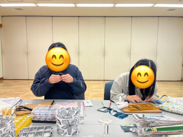 Sちゃん・Nちゃん黙々と作業に集中!