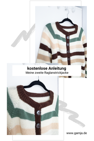 DIY | Anleitung Meine erste Raglanstrickjacke