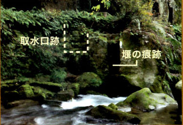 関吉の疎水溝跡