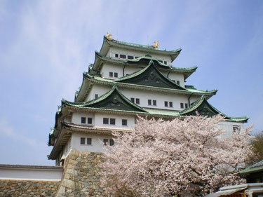復元された名古屋城（鉄筋コンクリート造）