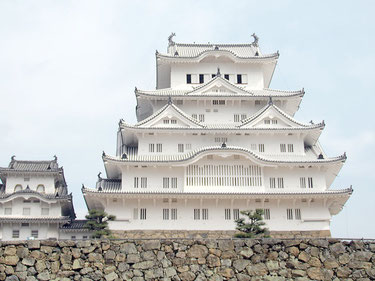 国宝の姫路城（木造）