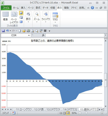 ライフプランシミュレーションソフト　生命保険4