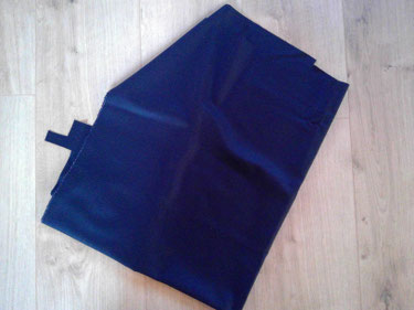 WL11 Feinloden Wolltuch dunkel blau, ca. 200g qm