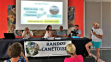 L'Assemblée Générale de Randos Canétoises  a réuni les adhérents le 25 juin 2018 à l'Ecoute du port à Canet
