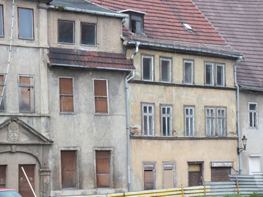 Häuser in der Altstadt, Leerstand