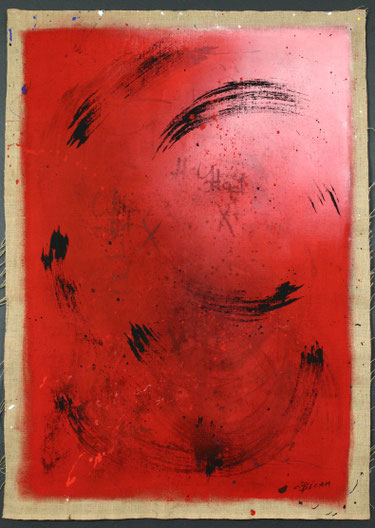 Carole Bécam - Artiste peintre - peinture abstraite - gestuelle - brut 
