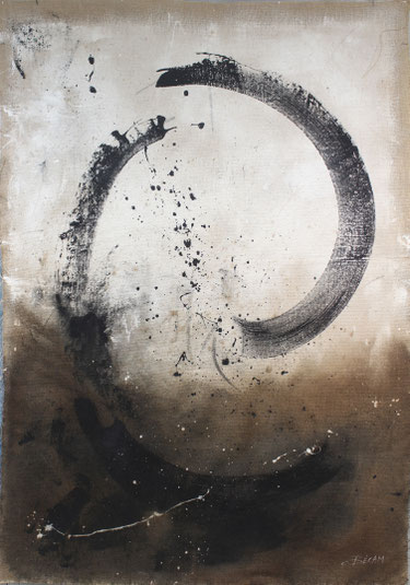 Carole Bécam - Artiste peintre - La Baule - Série Au-delà de ce que tu perçois - Numéro 1