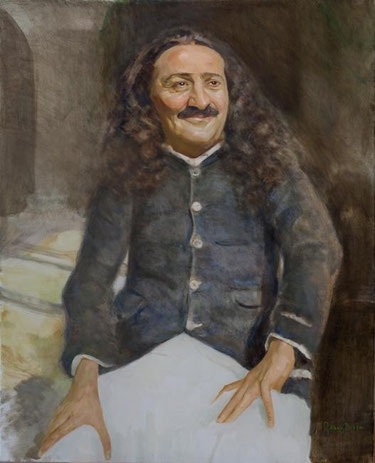 Meher Baba at Jabalpur, January 1939 ; Artist - Gregg Rosen