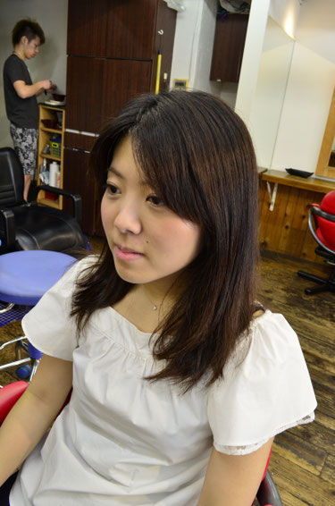 前髪の好きな所だけにカールを付けたいならデジパーがお勧め☆