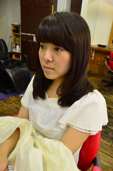 前髪の好きな所だけにカールを付けたいならデジパーがお勧め☆