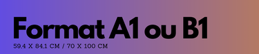 impression affiche format A2