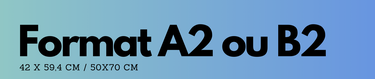 impression affiche format A2