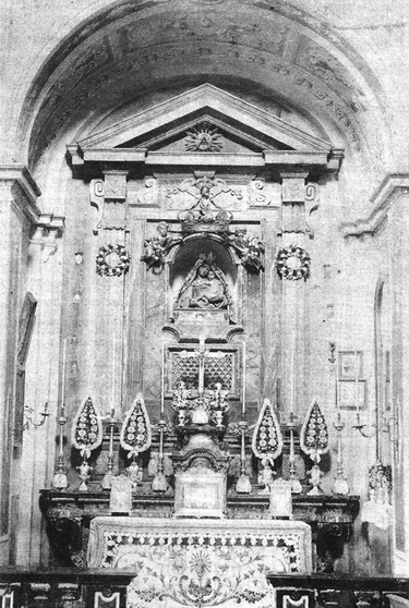 ANTICA COLLOCAZIONE DEL SIMULACRO DAL 1811 AL 1923