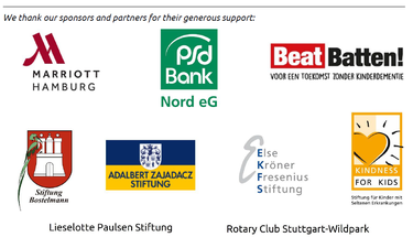 Wir danken unseren Sponsoren und Partnern für die großzügige Unterstützung!