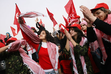 PFLP demonstration i Gaza-by 2010