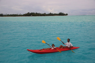 lagon de Bora dans le gris!