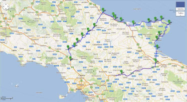 Moto itinerario - Il Gargano