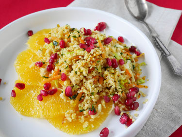 Wintercouscous / Orangencarpaccio