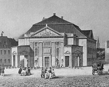 Das Königliche Theater in Kopenhagen nach dem Umbau 1837.
