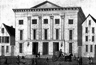 Das Theater in der Komödienstraße, Köln. 1829.