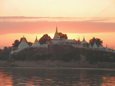 Auf dem Irrawaddy in Burma