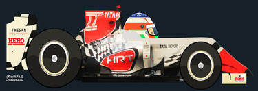 Narain Karthikeyan by Muneta & Cerracín