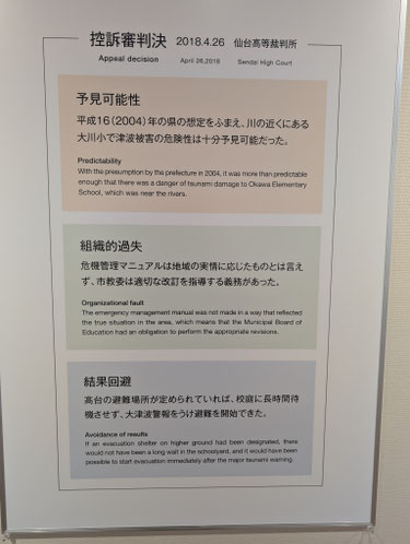 判決（震災伝承館）