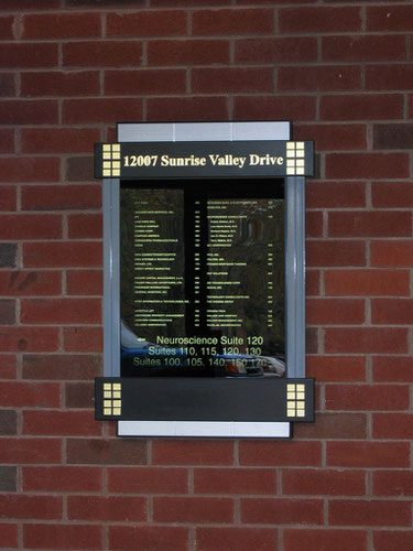 Directory Sign - ThinLIne - Illuminated