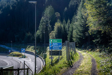 Von der Rofflaschlucht in Richtung Avers