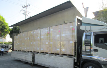 Loaded for the delivery