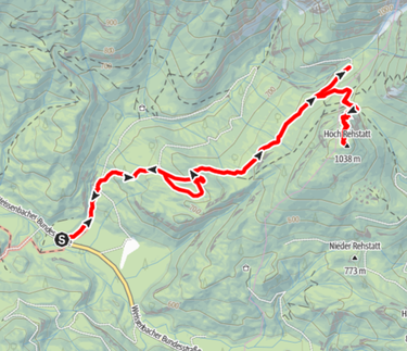 Hohe Rehstatt, Attersee, Weißenbachtal, Gimbach Kaskaden, Wandern, Oberösterreich, Salzkammergut