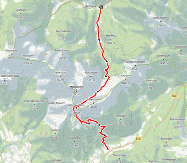 Admonter Warte, Admonter Haus, Grabneralm, Buchauer Sattel, Seeboden, Haller Mauern, Wanderung, Oberösterreich, Steiermark
