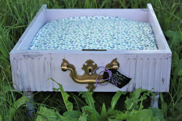 Schubladenbett - Katzen Shabby Chic