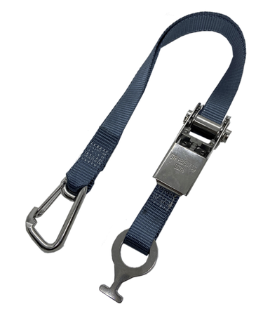 35mm Padeye Ratchet Strap 1.2m