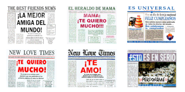 TARJETAS DE PERIODICO