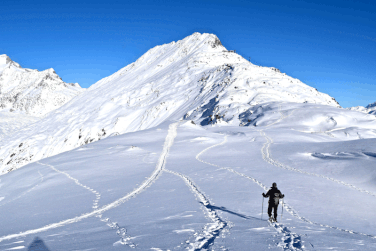 Snowshoeing Trails in Valais, Switzerland - Aletsch Glacier